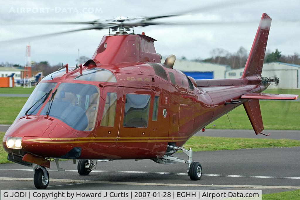 G-JODI, 1984 Agusta A109A II C/N 7265, Privately owned.