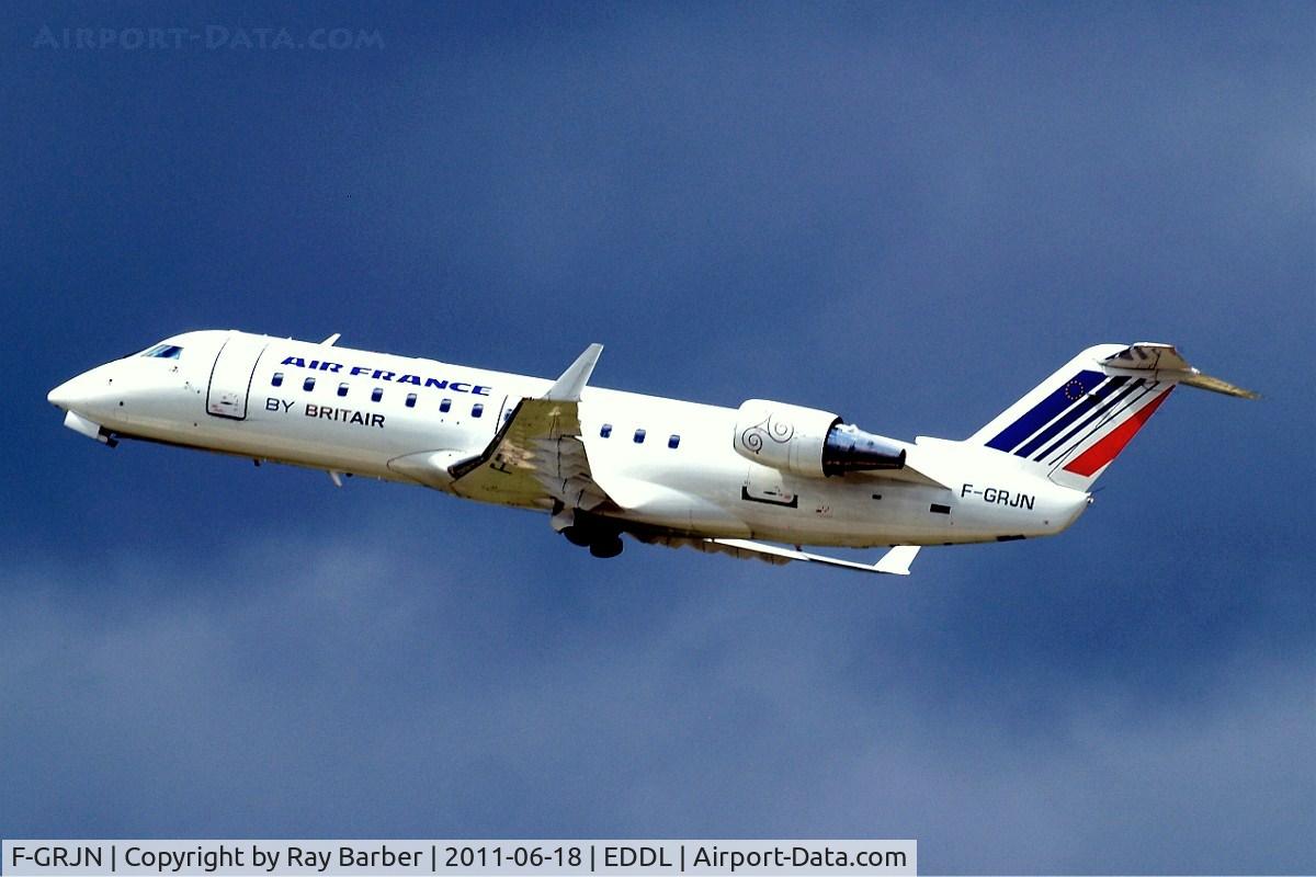 F-GRJN, 1998 Canadair CRJ-100ER (CL-600-2B19) C/N 7262, Canadair CRJ-100ER [7262] (Air France/Brit Air) Dusseldorf~D 18/06/2011