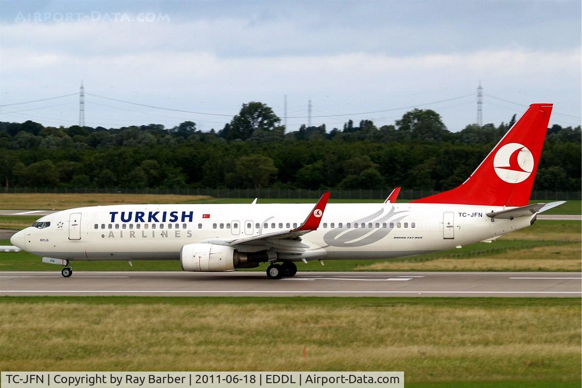 TC-JFN, 1999 Boeing 737-8F2 C/N 29776, Boeing 737-8F2 [29776] (THY-Turkish Airlines) Dusseldorf~D 18/06/2011