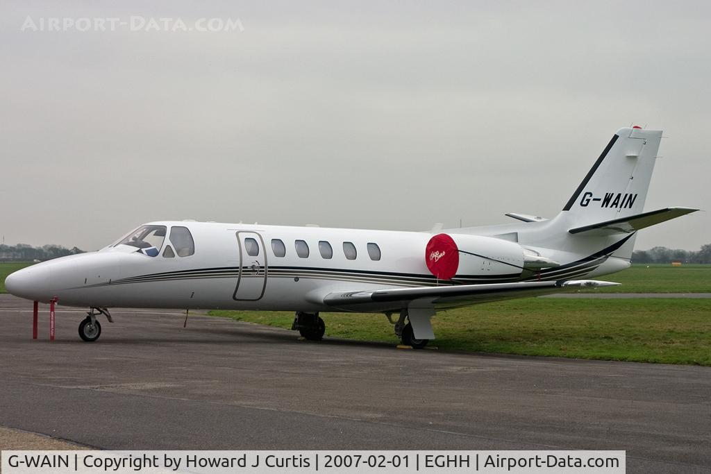 G-WAIN, 2005 Cessna 550 Citation Bravo C/N 550-1100, Corporate