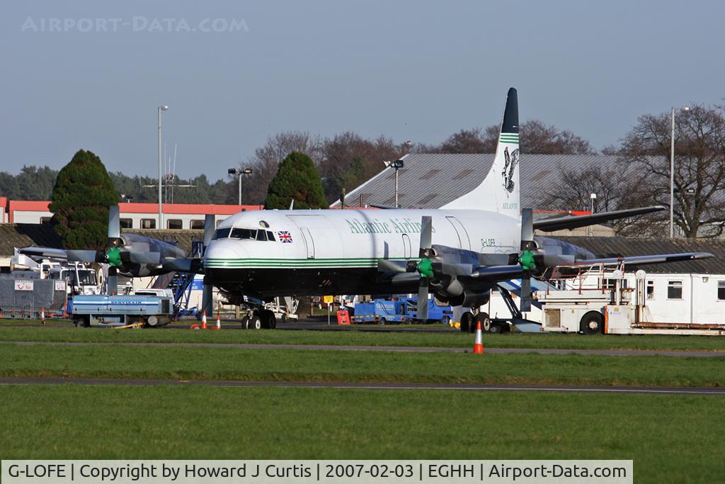 G-LOFE, 1966 Lockheed L-188C(A) Electra C/N 1144, Atlantic Airways