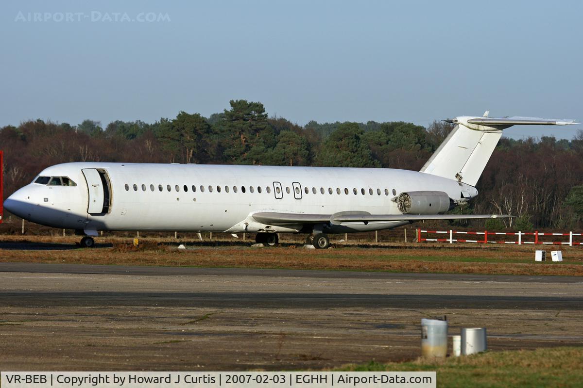 VR-BEB, 1971 BAC 111-527FK One-Eleven C/N BAC.226, Stil on the fire dump here.