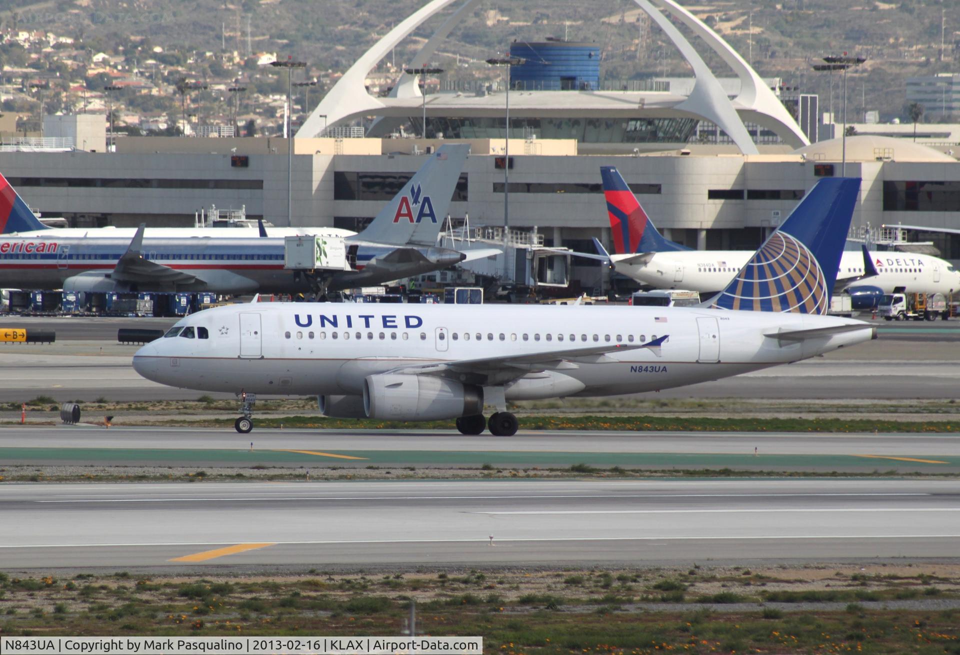 N843UA, 2001 Airbus A319-131 C/N 1573, Airbus A319