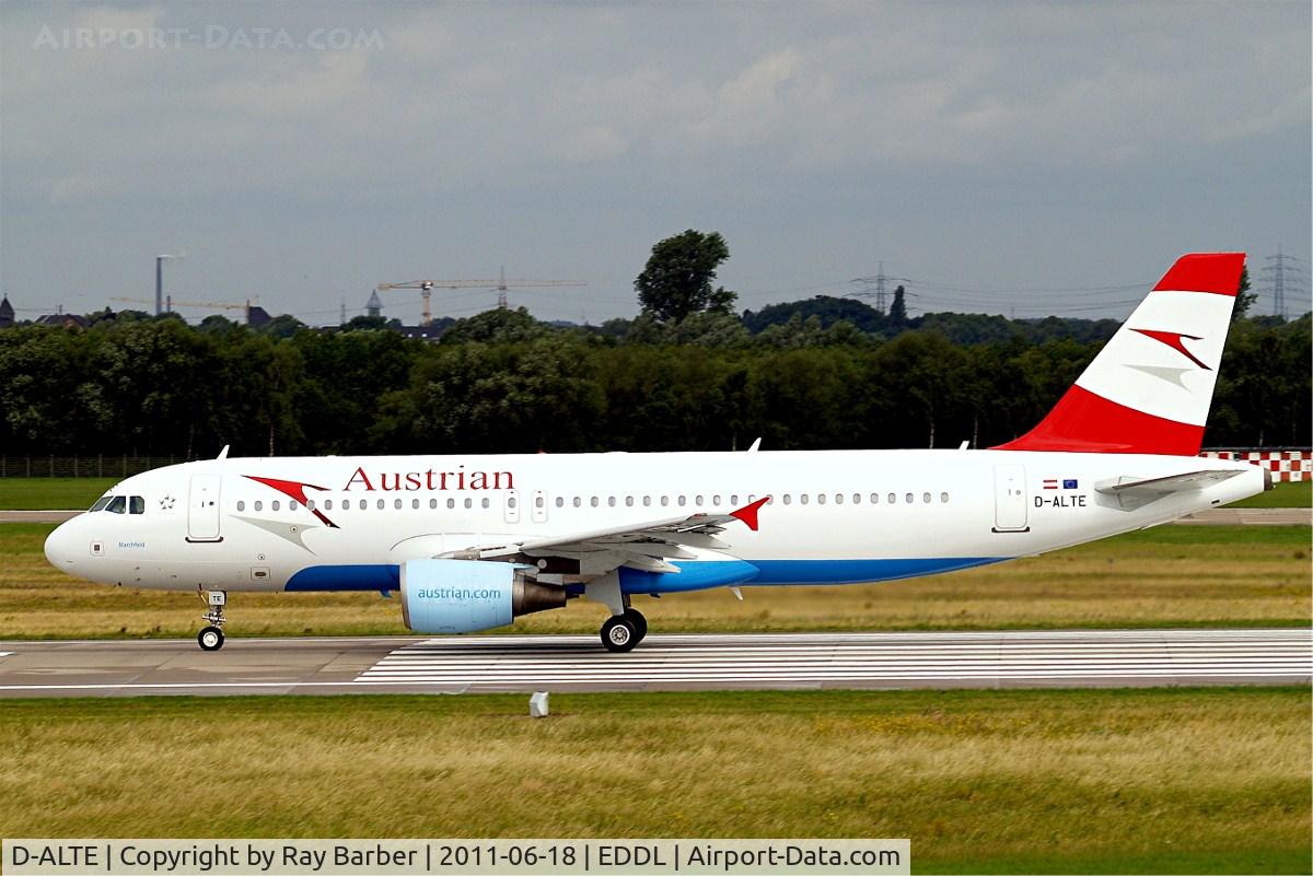 D-ALTE, 2001 Airbus A320-214 C/N 1504, Airbus A320-214 [1504] (Austrian Airlines) Dusseldorf~D 18/06/2011