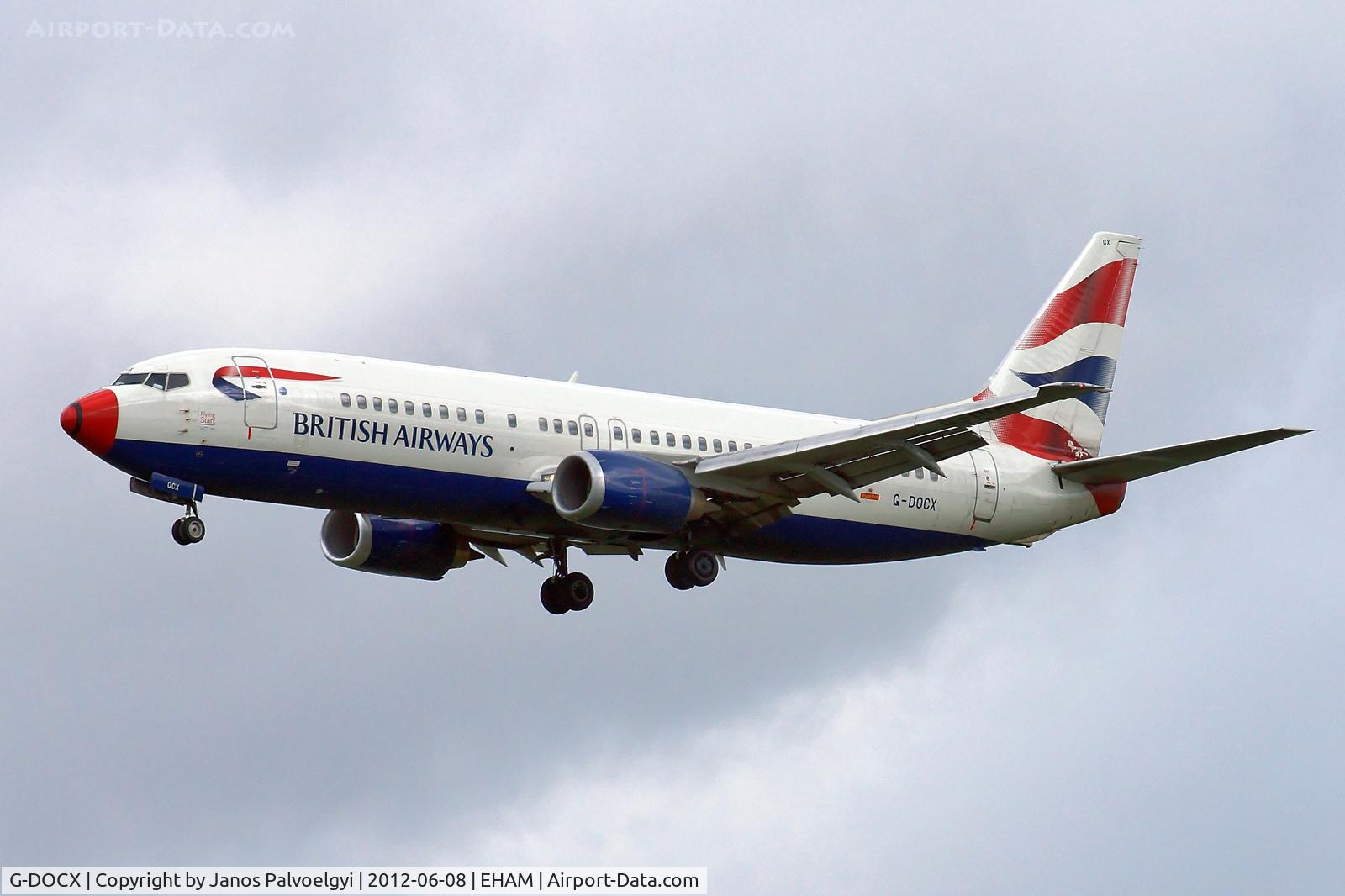 G-DOCX, 1993 Boeing 737-436 C/N 25857, British Airways Boeing B737-436 final aproach