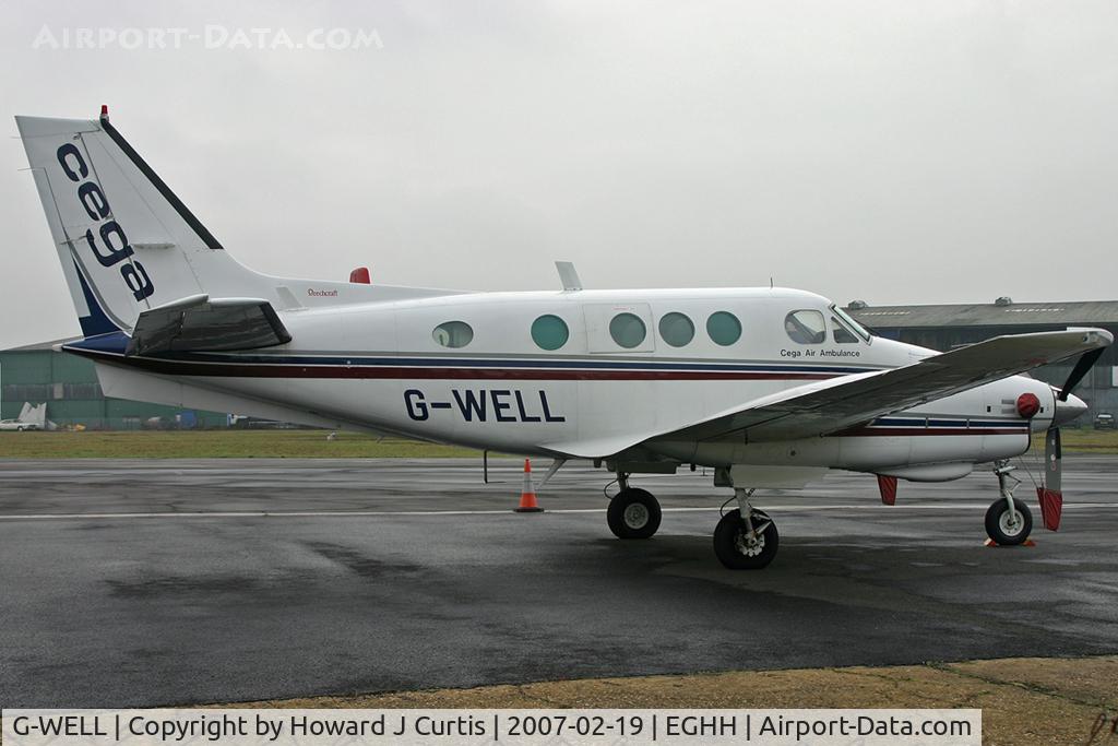 G-WELL, 1978 Beech E90 King Air C/N LW-198, Privately owned.