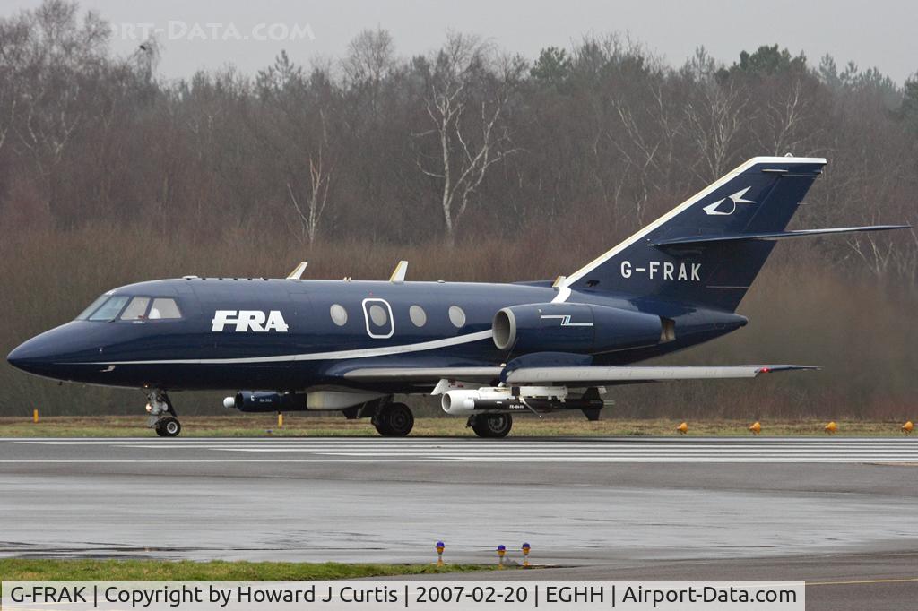 G-FRAK, 1969 Dassault Falcon 20D C/N 213, FR Aviation