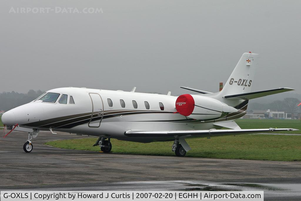 G-OXLS, 2007 Cessna 560XL Citation Excel C/N 560-5675, Corporate