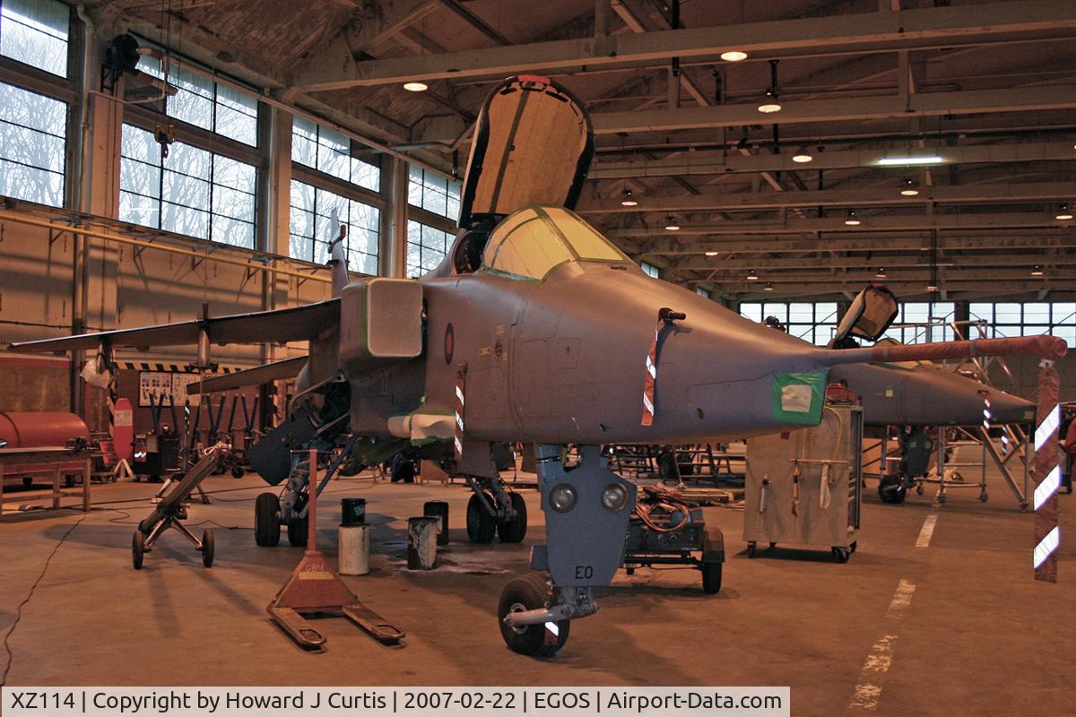 XZ114, 1976 Sepecat Jaguar GR.3A C/N S.115, Royal Air Force, in store