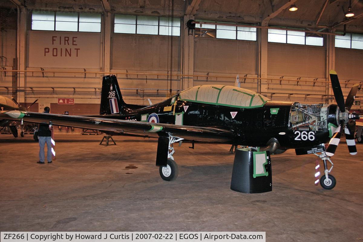 ZF266, 1990 Short S-312 Tucano T1 C/N S056/T50, Royal Air Force, in store
