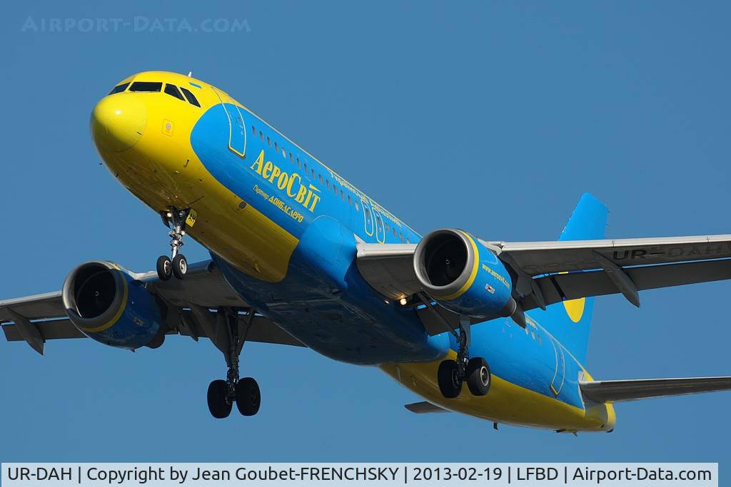 UR-DAH, 1996 Airbus A320-212 C/N 645, WRC7771 from Kiev (football team Dynamo)