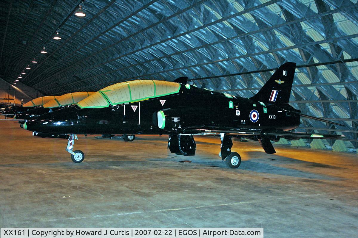 XX161, 1976 Hawker Siddeley Hawk T.1 C/N 007/312007, Royal Air Force, in store