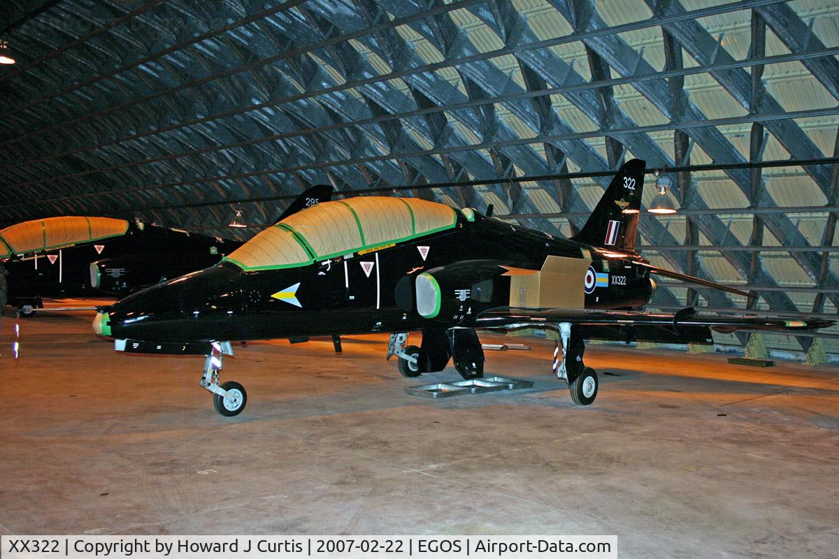XX322, 1980 Hawker Siddeley Hawk T.1A C/N 165/312147, Royal Air Force, in store