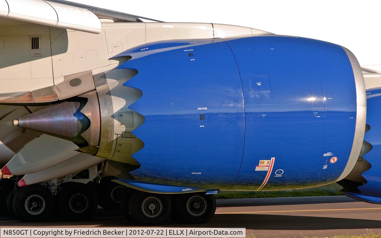 N850GT, 2012 Boeing 747-87UF/SCD C/N 37570, huge GEnx-2B67 of a Panalpina Boeing B747-87UF