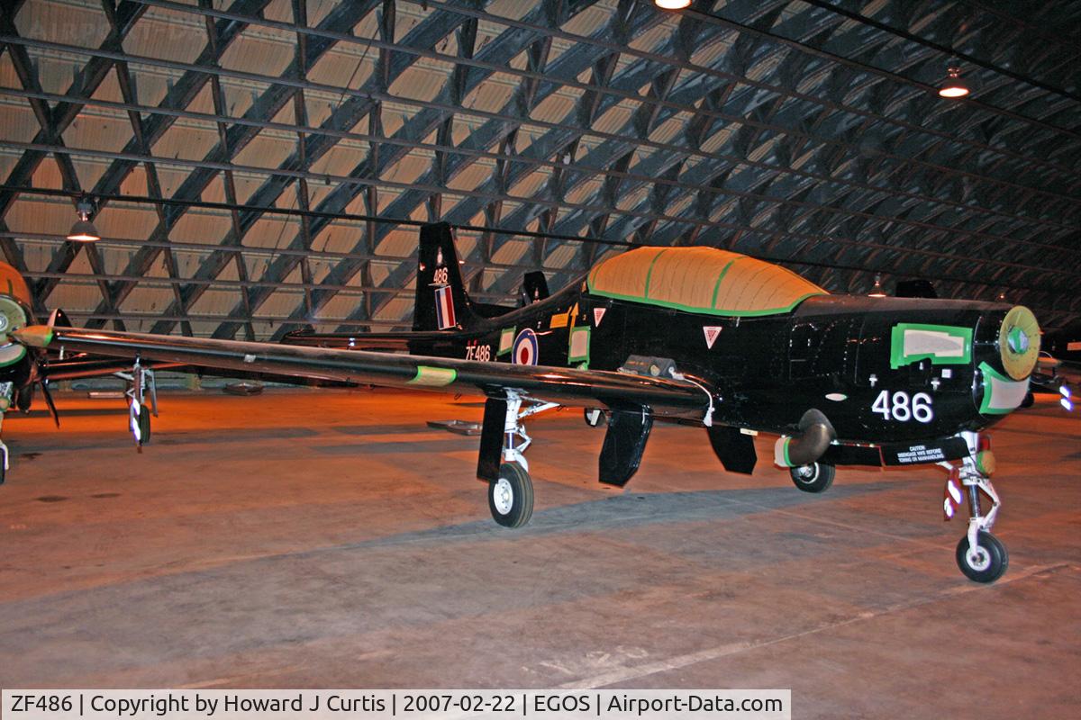 ZF486, 1992 Short S-312 Tucano T1 C/N S147/T118, Royal Air Force, in store