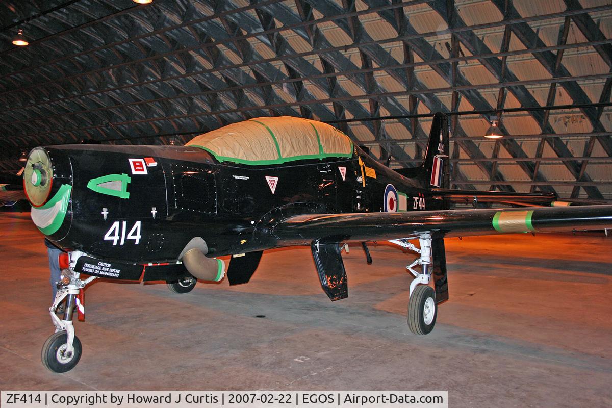 ZF414, 1992 Short S-312 Tucano T1 C/N S133/T104, Royal Air Force, in store