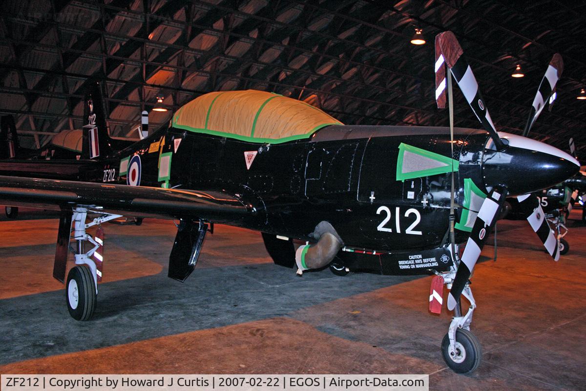 ZF212, 1989 Short S-312 Tucano T1 C/N S039/T37, Royal Air Force, in store
