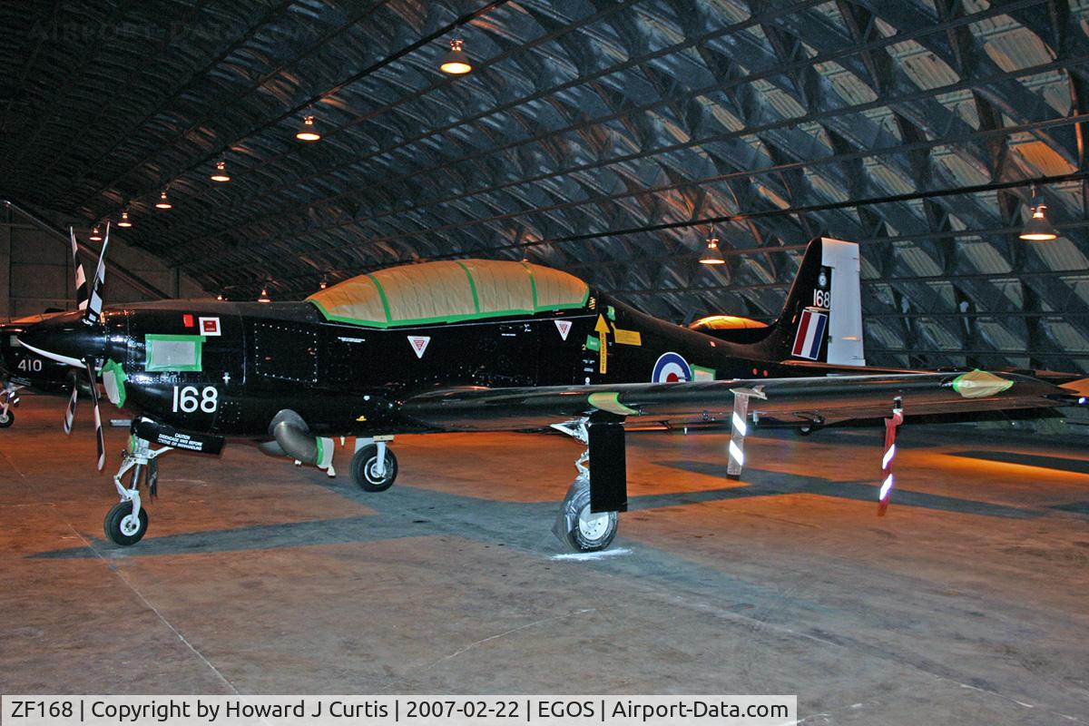 ZF168, Short S-312 Tucano T1 C/N S020/T20, Royal Air Force, in store