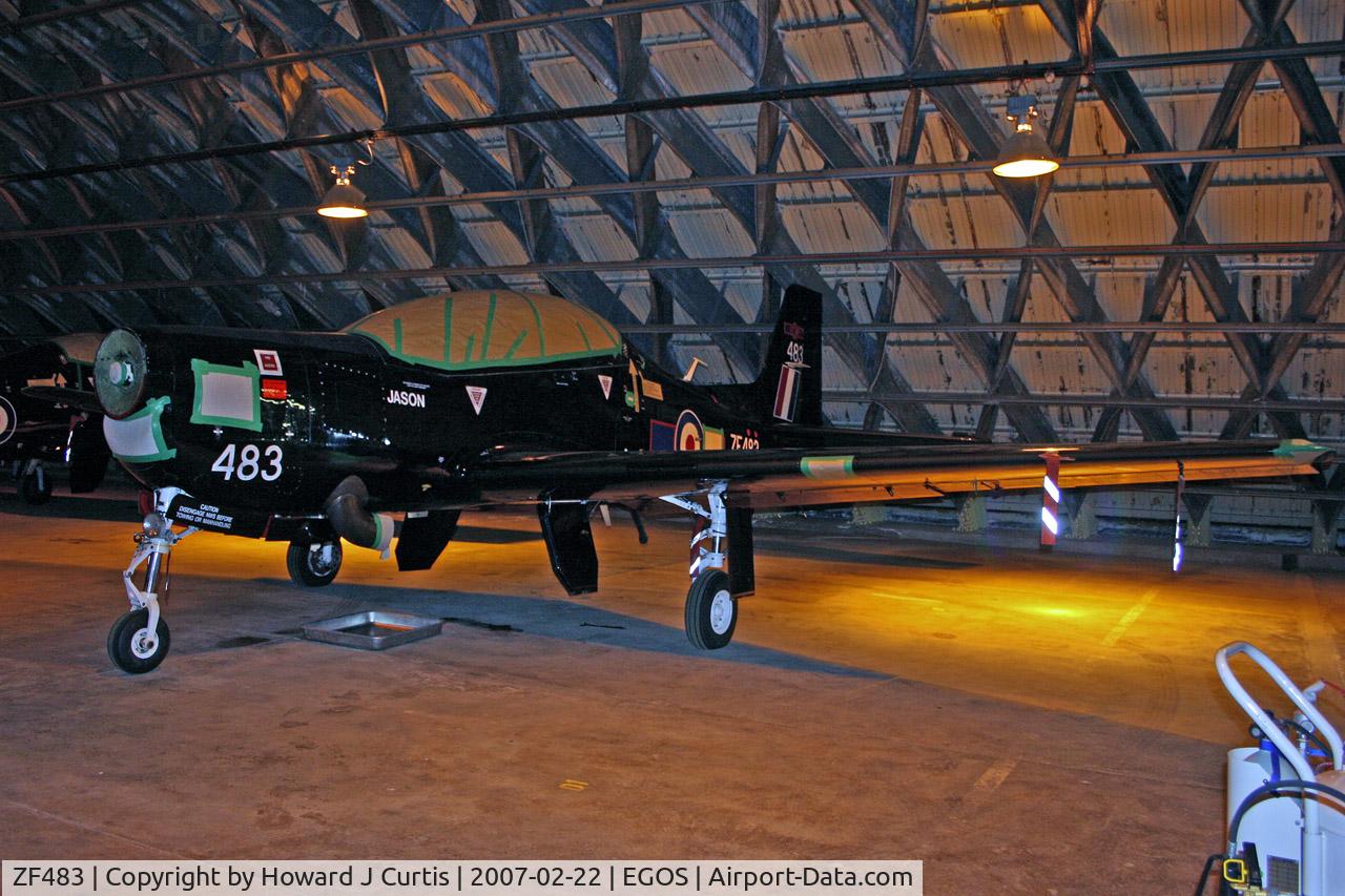 ZF483, 1992 Short S-312 Tucano T1 C/N S144/T115, Royal Air Force, in store