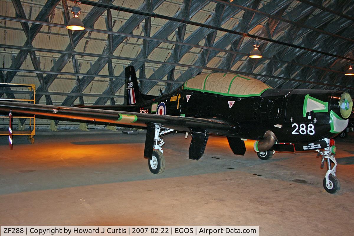 ZF288, 1991 Short S-312 Tucano T1 C/N S086/T59, Royal Air Force, in store