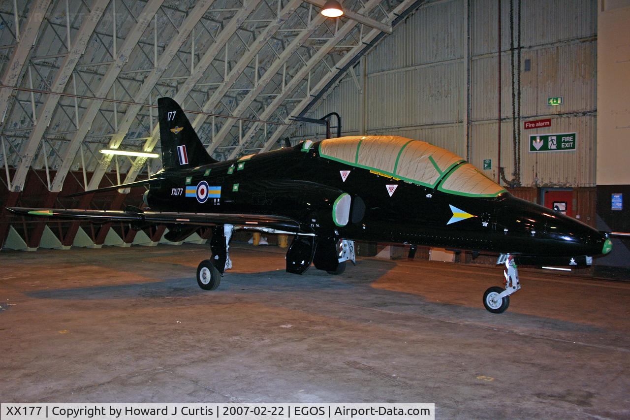 XX177, 1977 Hawker Siddeley Hawk T.1 C/N 024/312024, Royal Air Force, in store