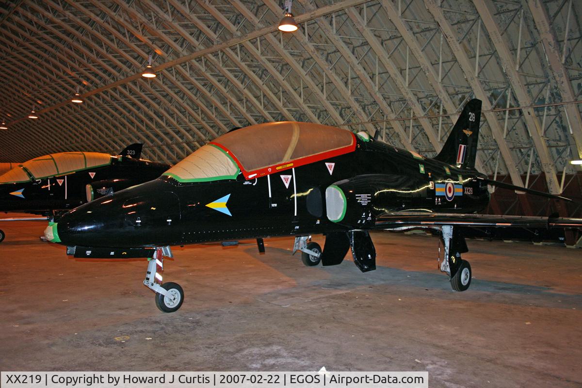 XX219, 1978 Hawker Siddeley Hawk T.1A C/N 055/312055, Royal Air Force, in store