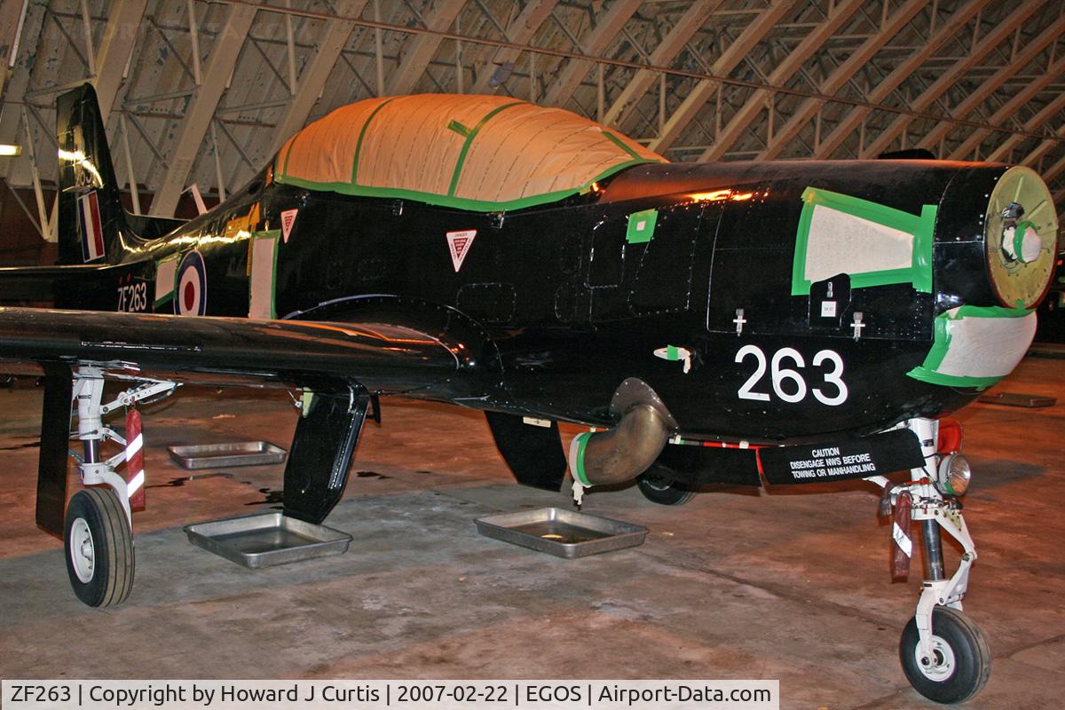 ZF263, 1990 Short S-312 Tucano T1 C/N S052/T47, Royal Air Force, in store