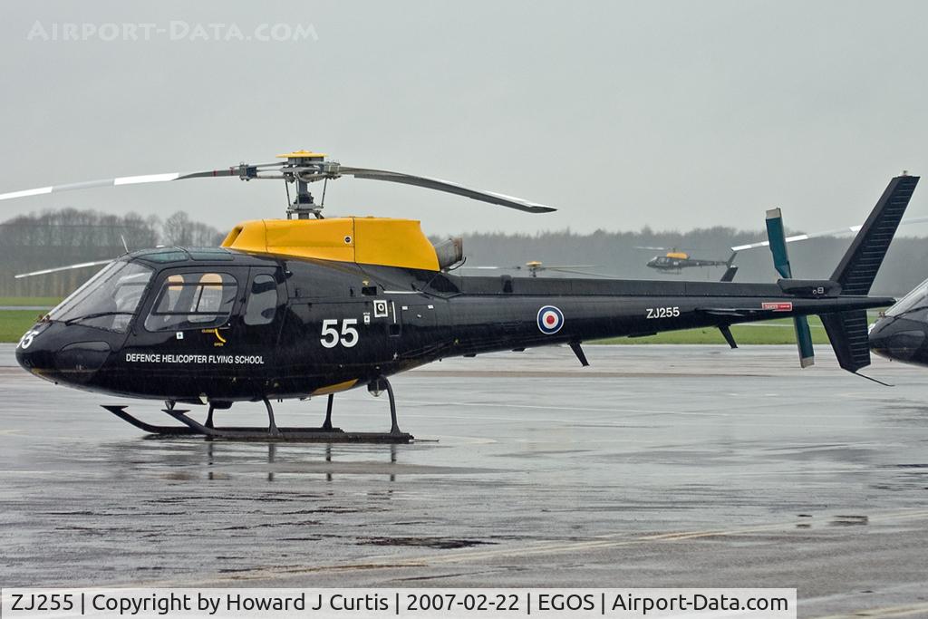 ZJ255, 1996 Eurocopter AS-350BB Squirrel HT1 Ecureuil C/N 2951, Defence Helicopter Flying School.