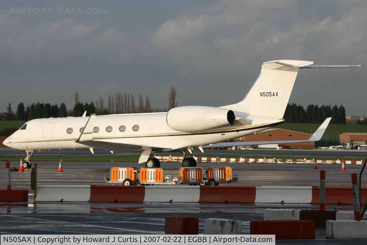 N505AX, Gulfstream Aerospace G-V C/N 505, Corporate