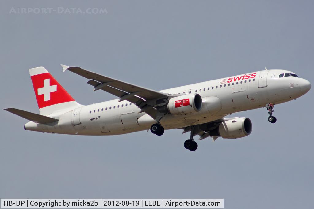 HB-IJP, 1997 Airbus A320-214 C/N 681, Landing