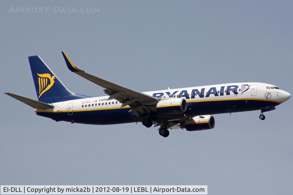 EI-DLL, 2008 Boeing 737-8AS C/N 33593, Landing