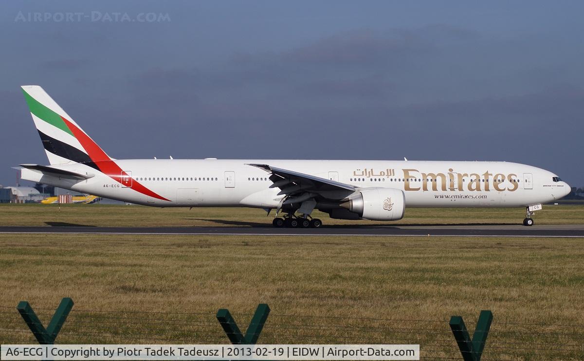 A6-ECG, 2008 Boeing 777-31H/ER C/N 35579, Dublin