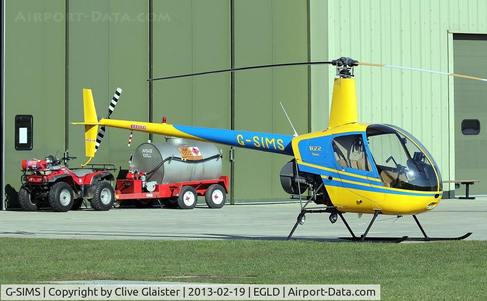 G-SIMS, 1990 Robinson R22 Beta C/N 1596, Ex: LV-RBZ > N7800R > G-SIMS
Originally owned to, Heli Air Ltd in June 2004 and
currently with, Heli Air Ltd since November 2012.