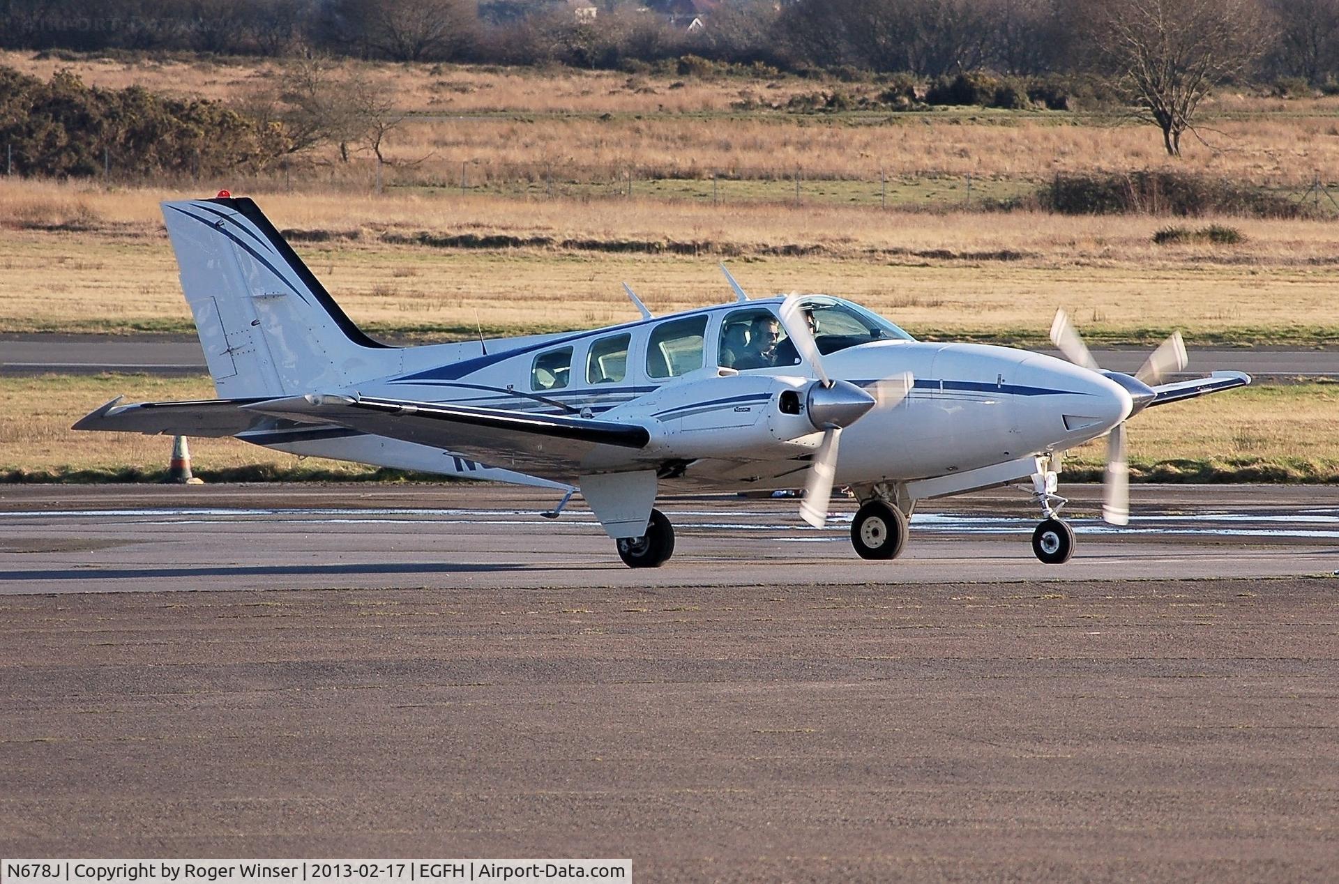 N678J, 1977 Beech 58 Baron C/N TH821, Visiting Beech Baron.