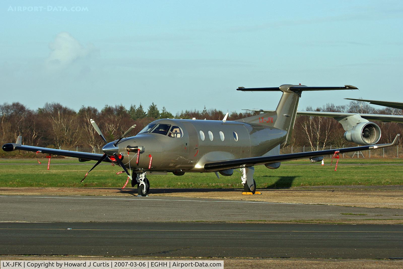 LX-JFK, 2005 Pilatus PC-12/45 C/N 683, Privately owned.