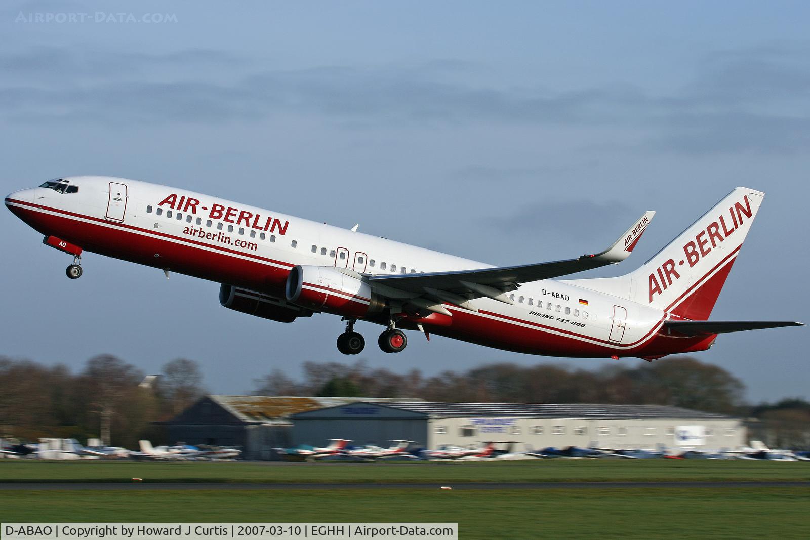 D-ABAO, 1998 Boeing 737-86J C/N 28069, Air Berlin