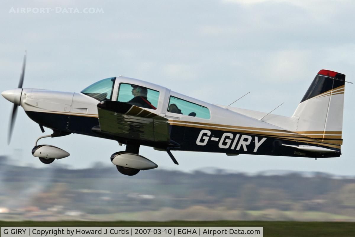 G-GIRY, 1992 American General AG-5B Tiger C/N 10146, Privately owned.