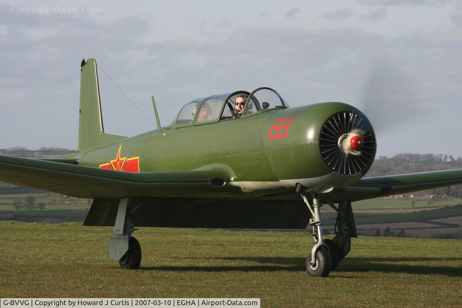 G-BVVG, 1966 Nanchang CJ-6A Chujiao C/N 2751219, Privately owned. 68 red