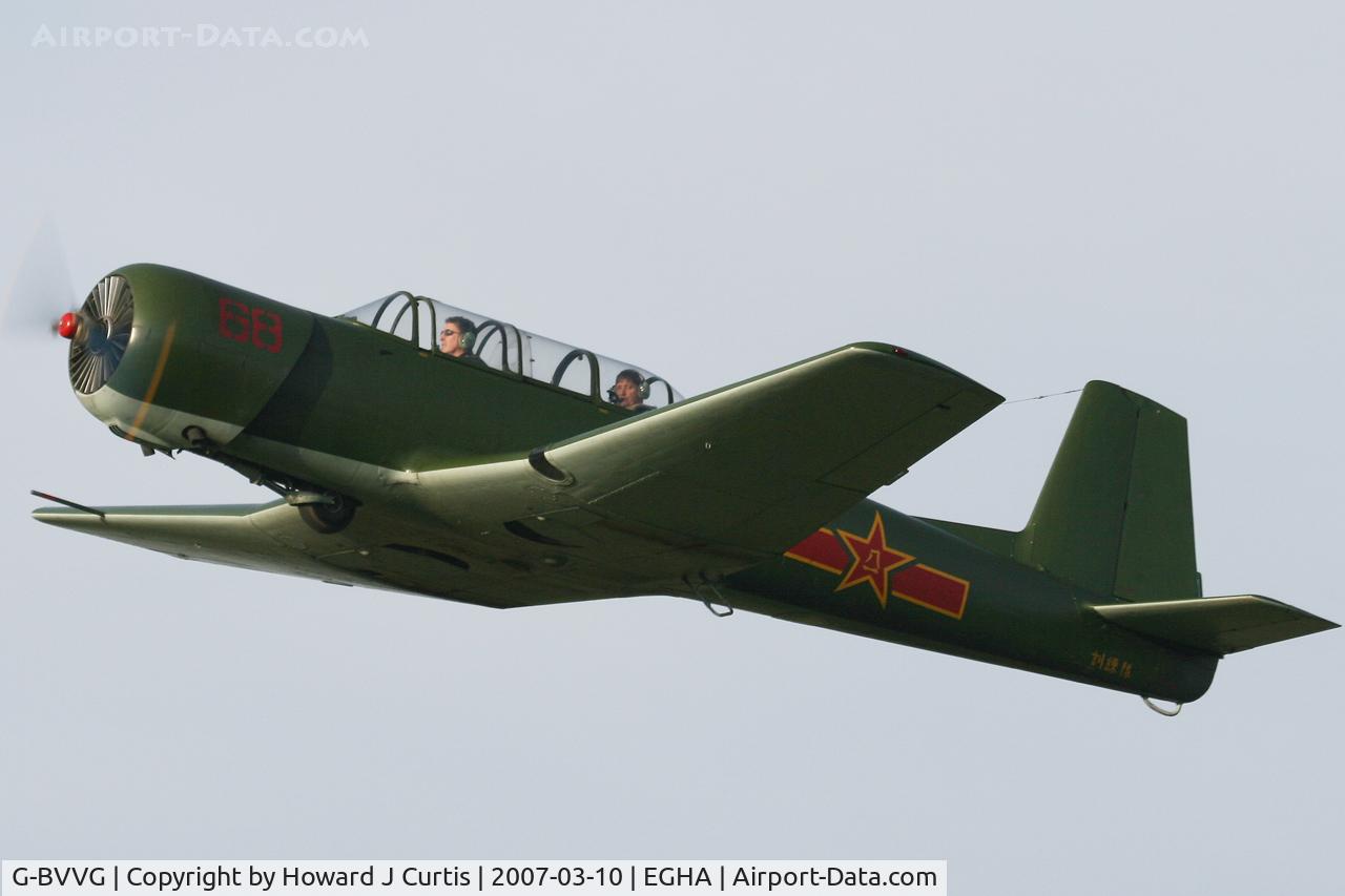 G-BVVG, 1966 Nanchang CJ-6A Chujiao C/N 2751219, Privately owned. 68 red.