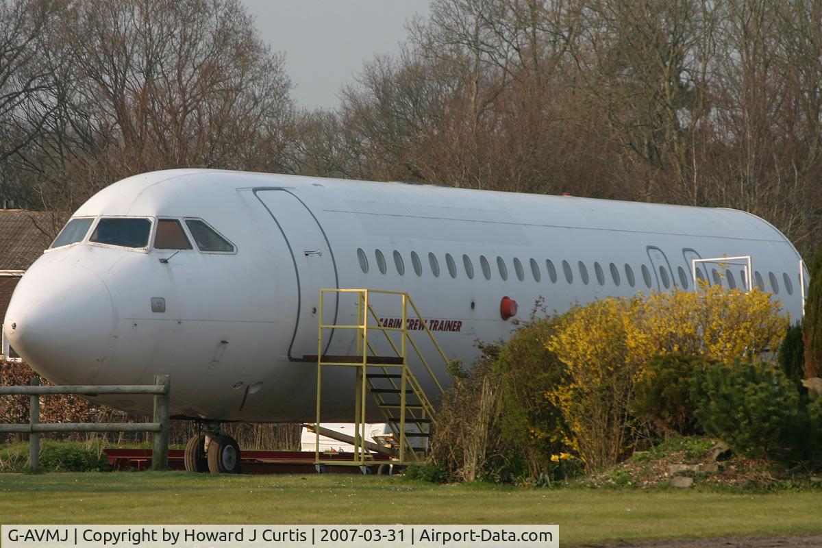 G-AVMJ, 1968 BAC 111-510ED One-Eleven C/N BAC.138, Fuselage only; at a house in Horton, Dorset. It is has since moved on.