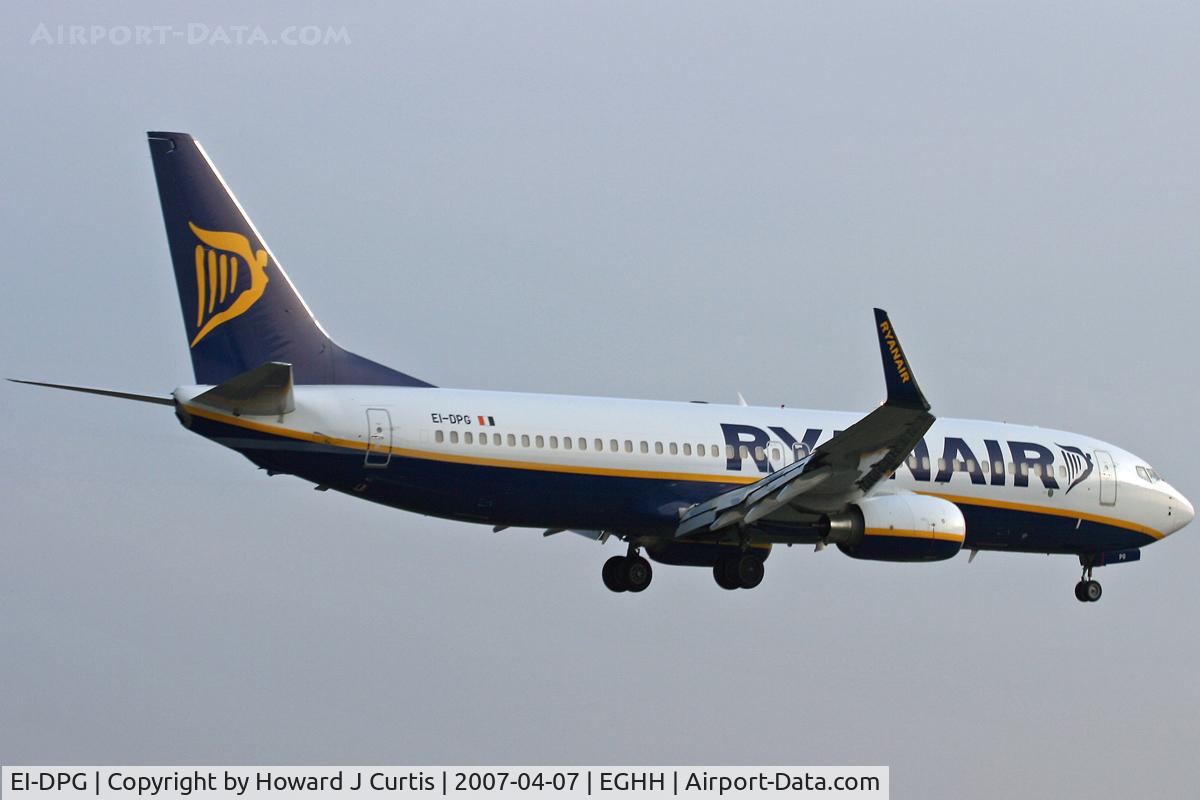 EI-DPG, 2007 Boeing 737-8AS C/N 33607, Ryanair