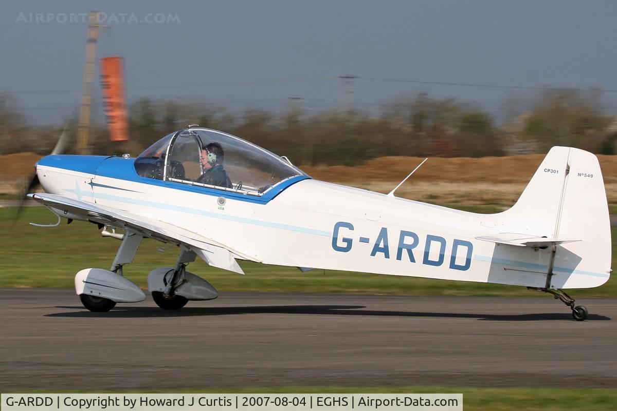 G-ARDD, 1960 Scintex CP-301-C1 Emeraude C/N 549, At the PFA fly-in. Privately owned.