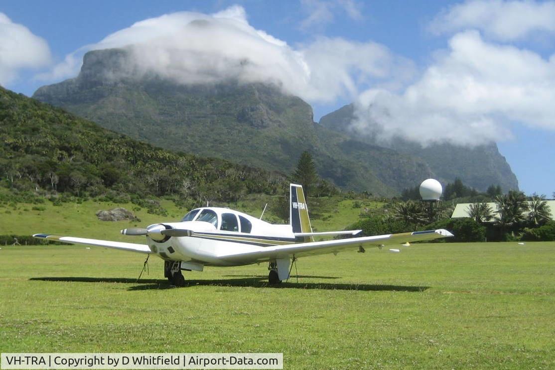VH-TRA, 1964 Mooney M20E C/N 412, Lord Howe Island, NSW