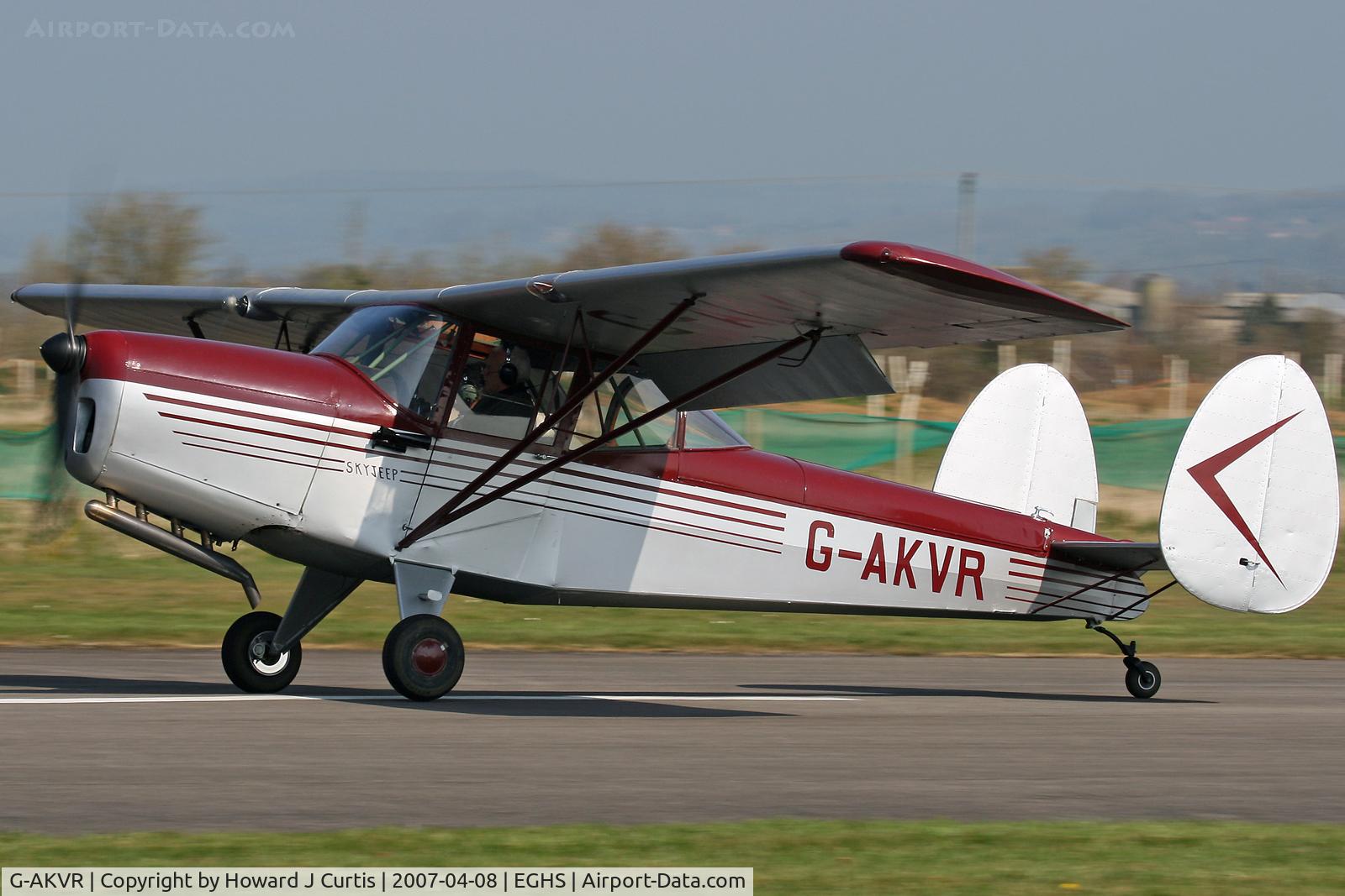 G-AKVR, 1951 Chrislea CH-3 Super Ace Skyjeep 4 C/N 125, At the PFA fly-in. Privately owned. A very rare beastie!