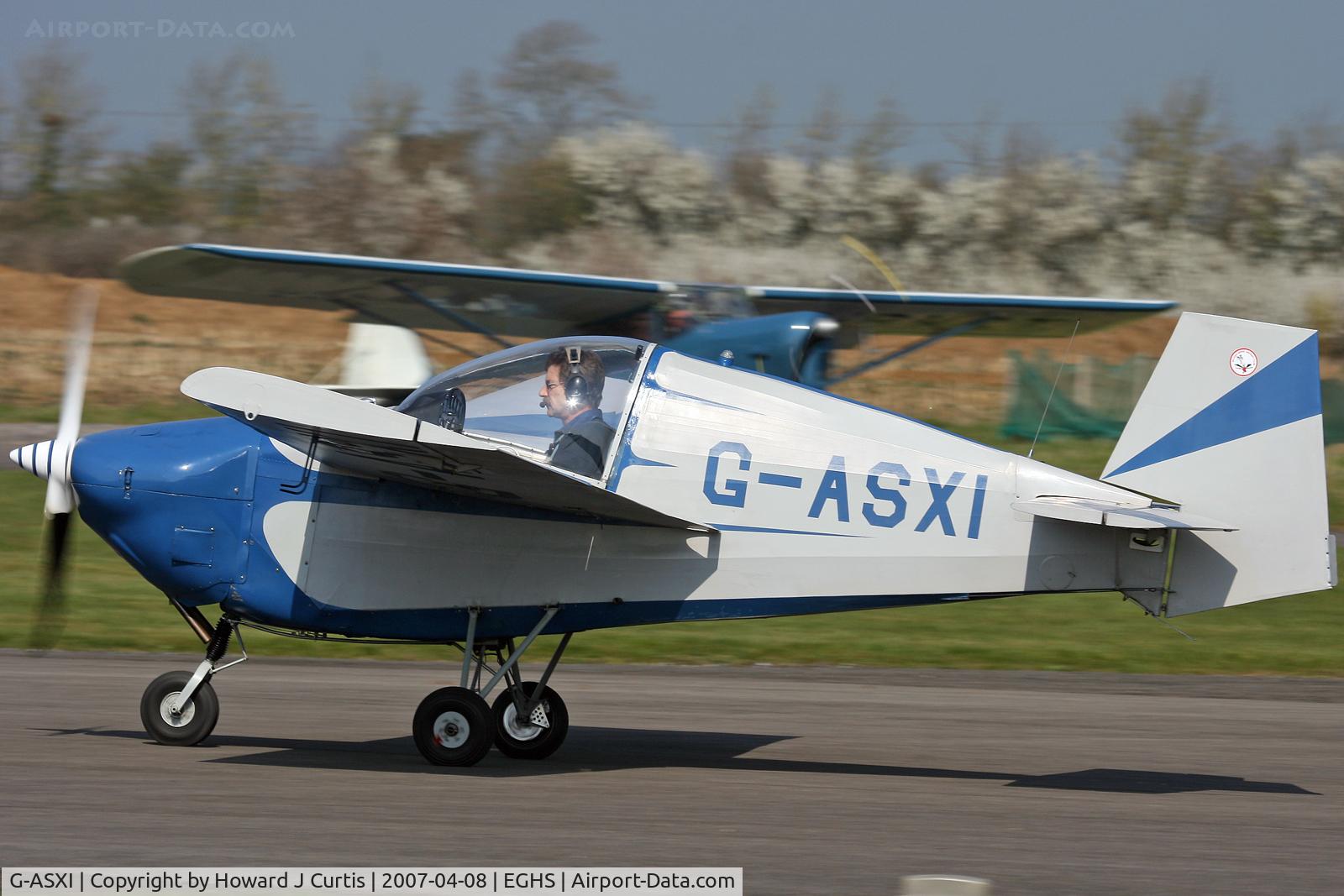 G-ASXI, 1960 Tipsy T-66 Nipper 3 C/N 56, At the PFA fly-in. Privately owned.