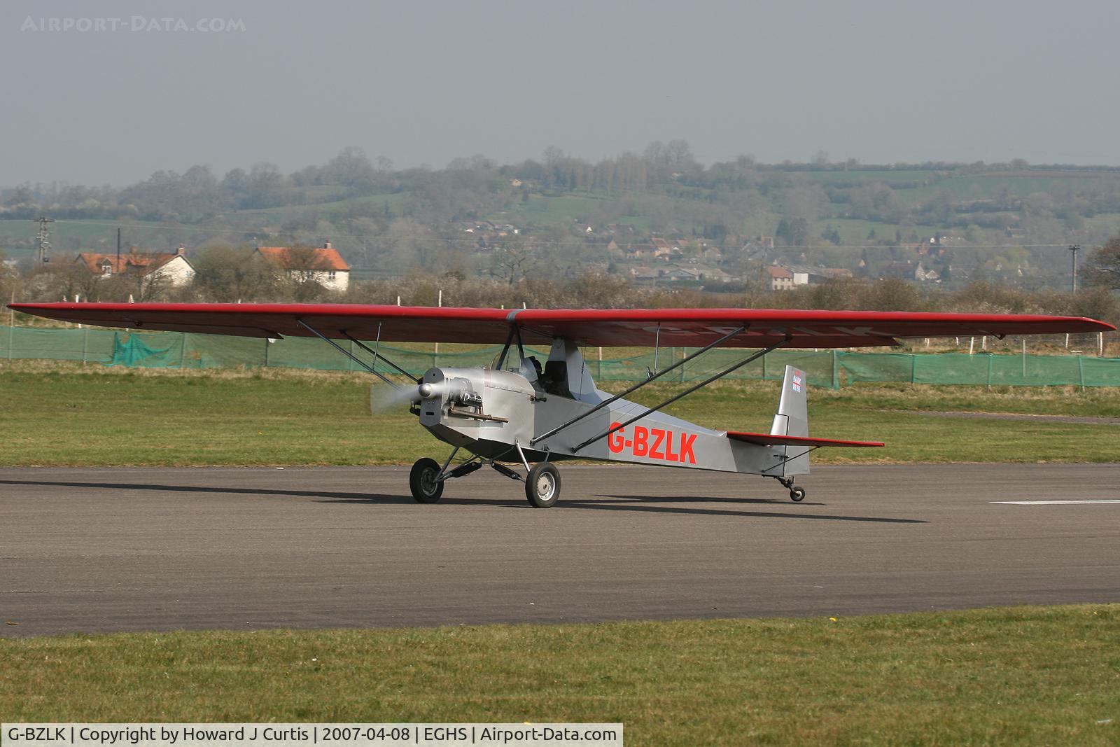G-BZLK, 2006 Slingsby T-31 Cadet Motor Glider III C/N PFA 042-13629, At the PFA fly-in. Privately owned.