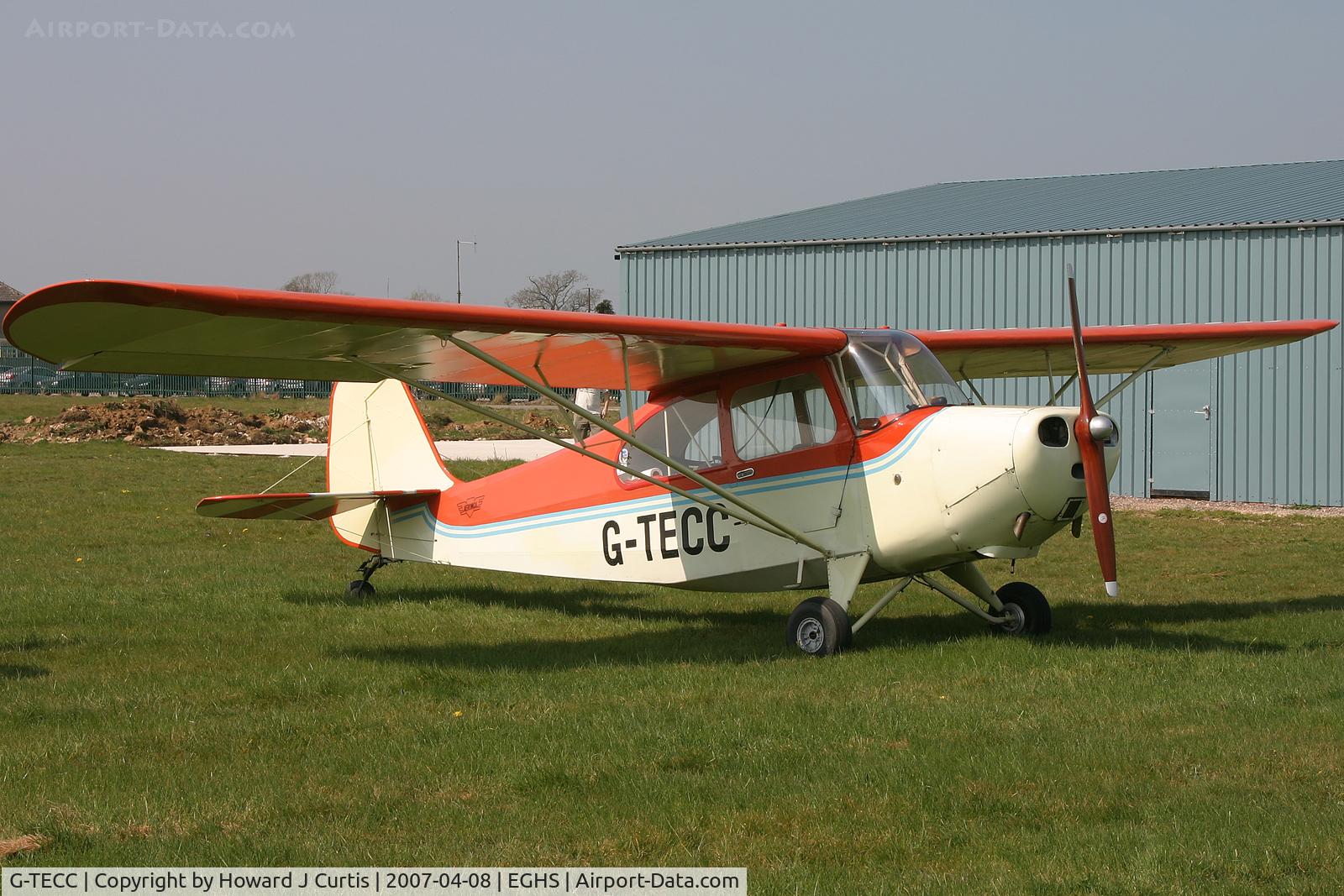 G-TECC, 1946 Aeronca 7AC Champion C/N 7AC-5269, At the PFA fly-in. Privately owned.