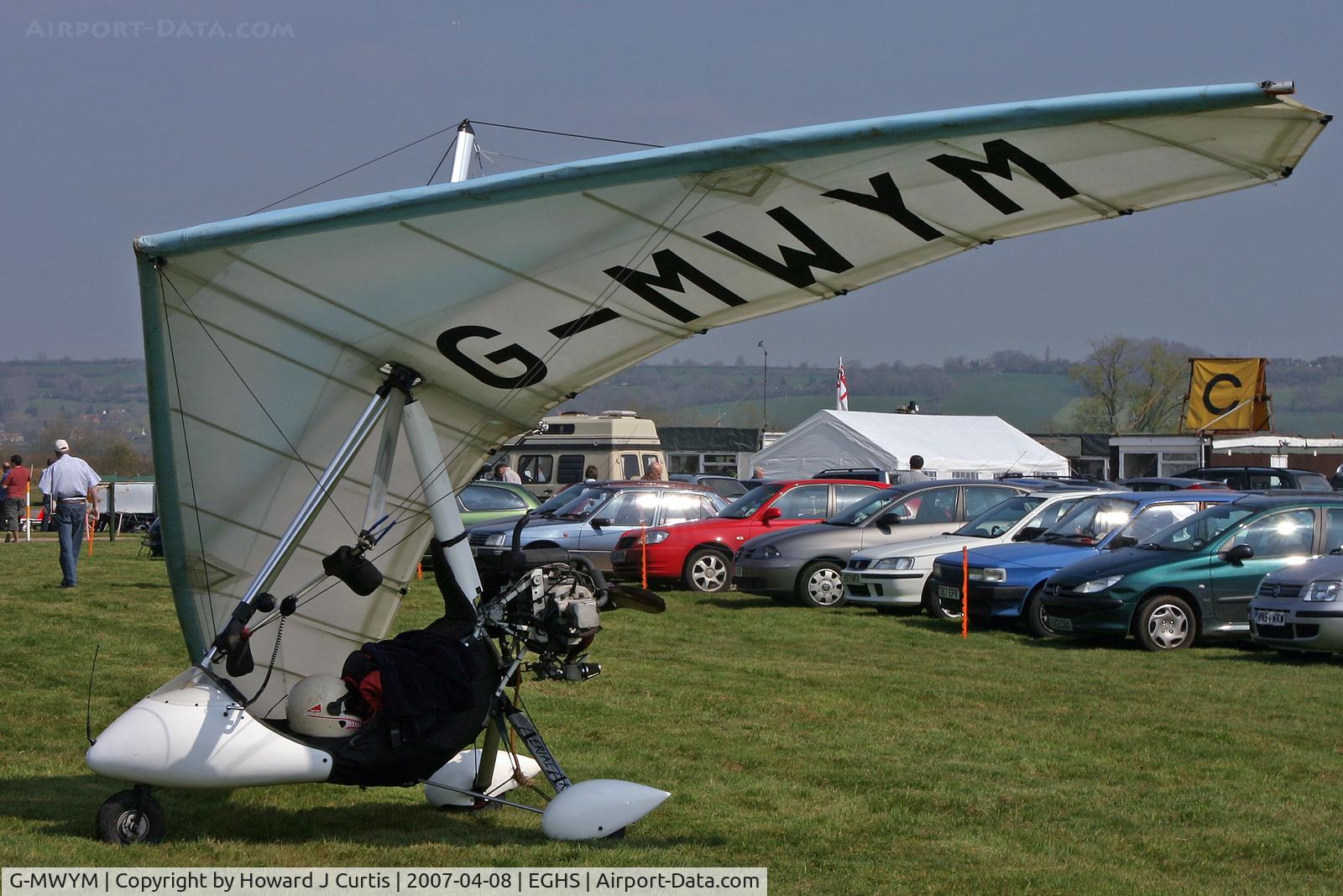 G-MWYM, 1992 Cyclone Airsports Chaser S 1000 C/N CH838, At the PFA fly-in. Privately owned.