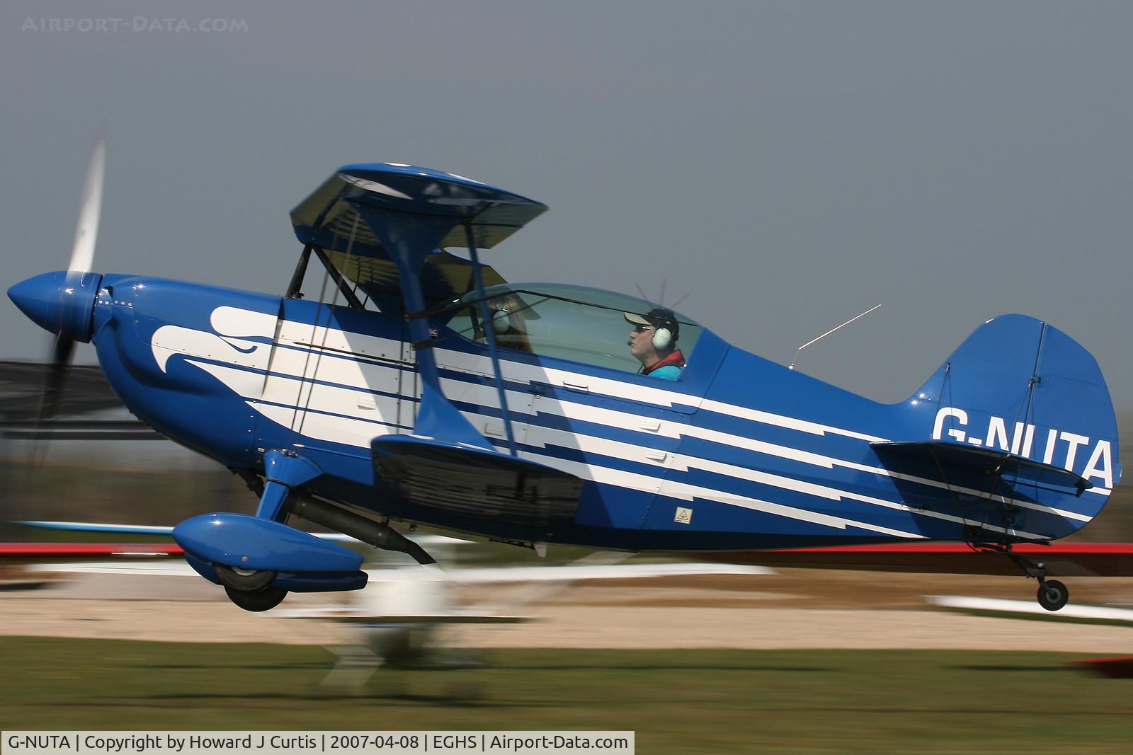 G-NUTA, 1991 Christen Eagle II C/N 0471, At the PFA fly-in. Privately owned.