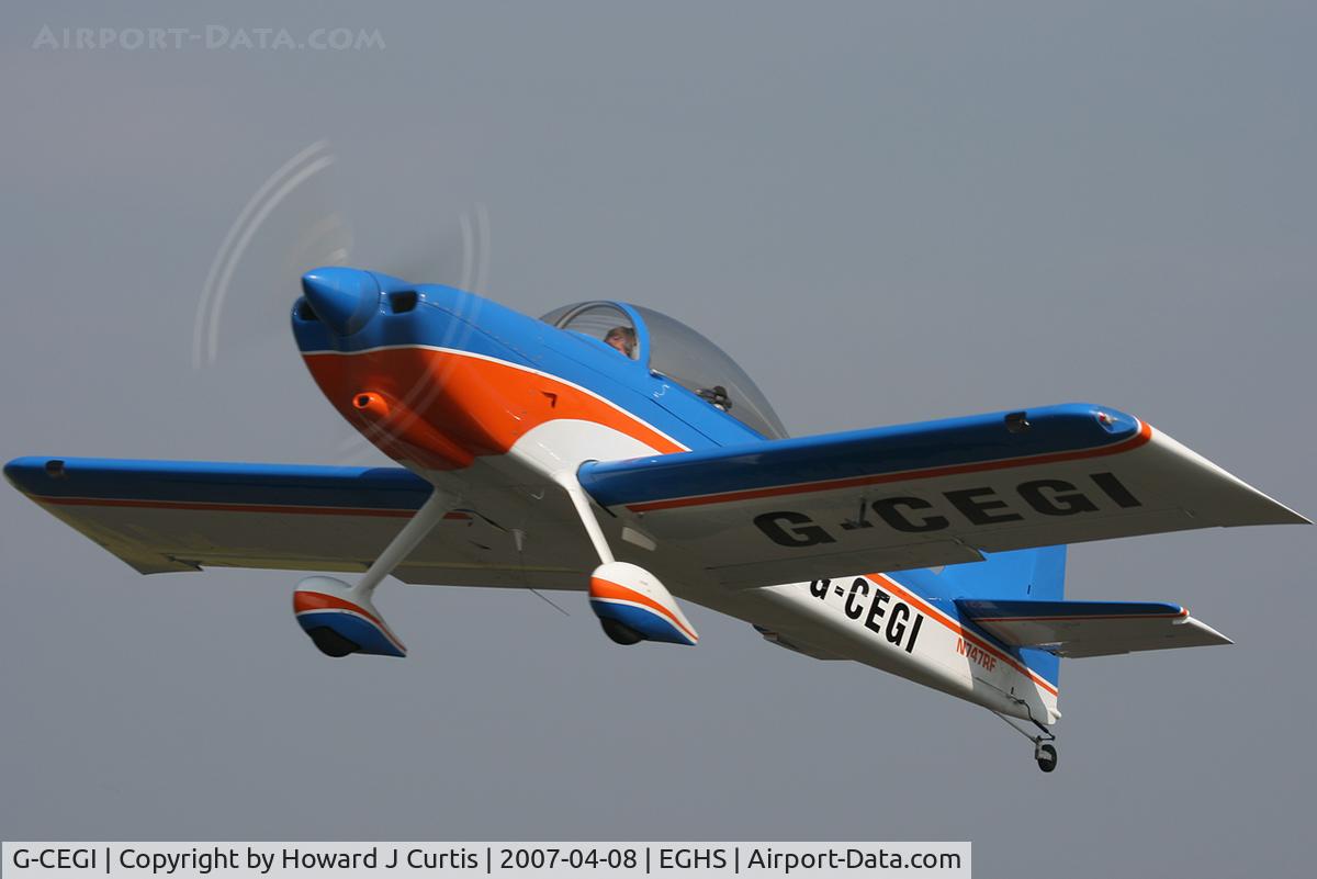 G-CEGI, 2003 Van's RV-8 C/N 81480, At the PFA fly-in. Privately owned.
